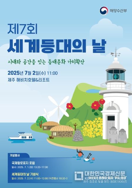 제7회 세계등대의 날 기념식 포스터